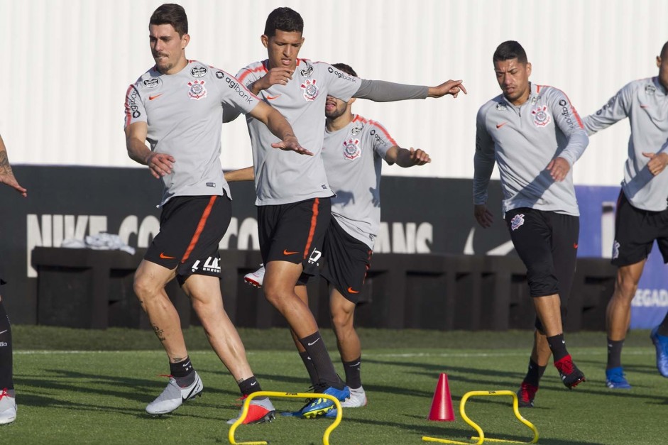 O treinamento tem como foco a partida decisiva contra o Colo-Colo nesta quarta-feira.