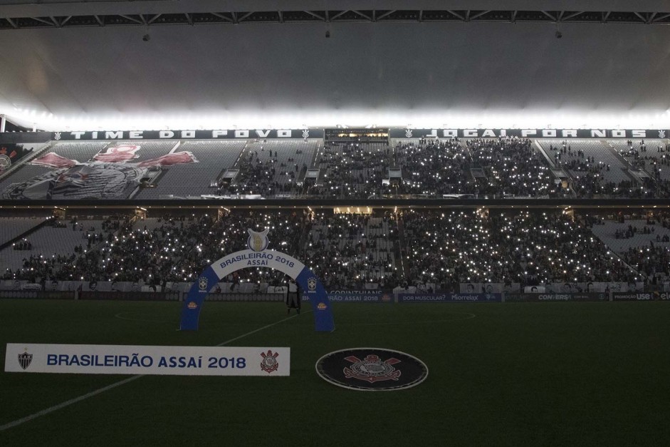 Arena Corinthians recebeu bom pblico no jogo contra o Atltico-MG