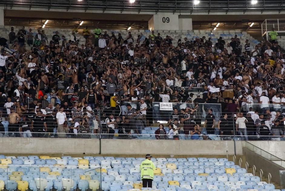 Fiel fez muito barulho no Maracanã, pela semifinal da Copa do Brasil
