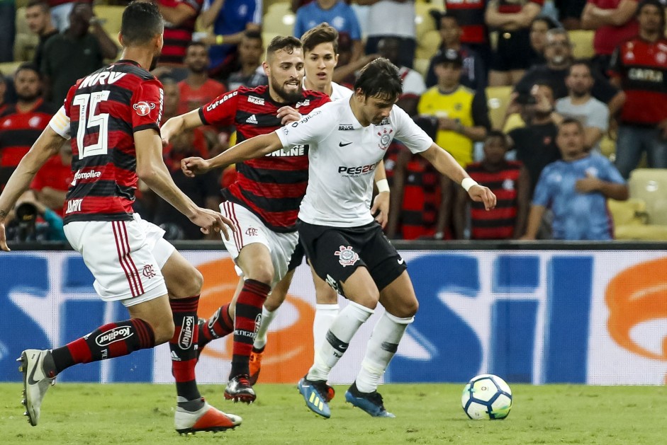 No Maracanã, Romero foi titular contra o Flamengo, pela Copa do Brasil