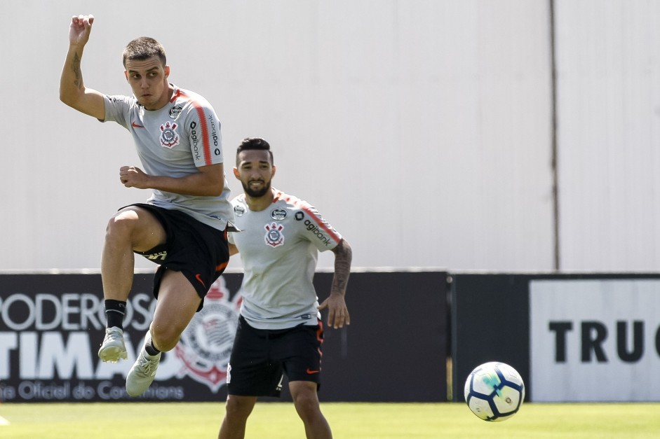 Rodrigo Figueiredo no treino de hoje na manh no CT