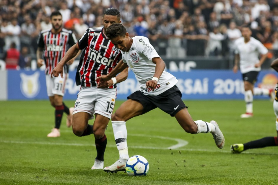 Pedrinho mostra habilidade no jogo deste domingo