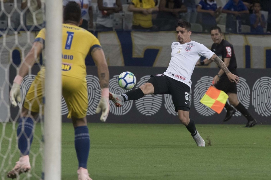 Fagner lutou até o fim no jogo desta quarta-feira