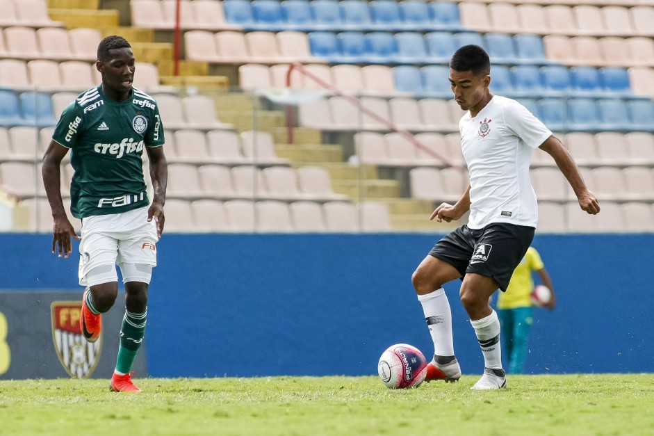Fabrício Oya na final do Paulista Sub-20, contra o Palmeiras