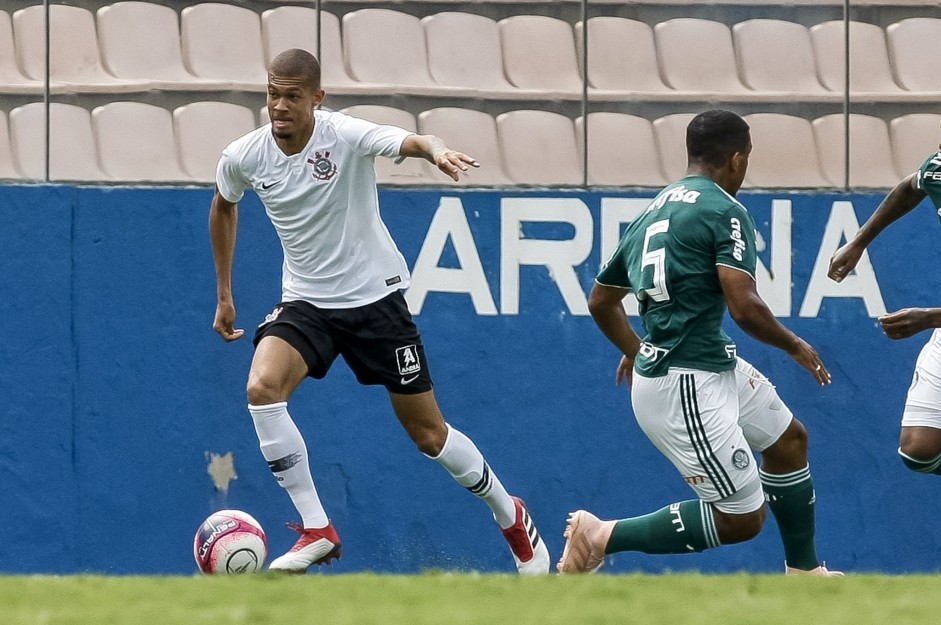 Joo Victor na final do Paulista Sub-20, contra o Palmeiras