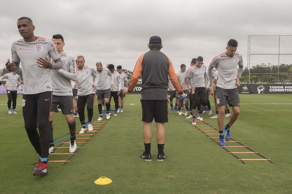 Corinthians finaliza preparao para duelo contra o Atltico-PR, pelo Campeonato Brasileiro