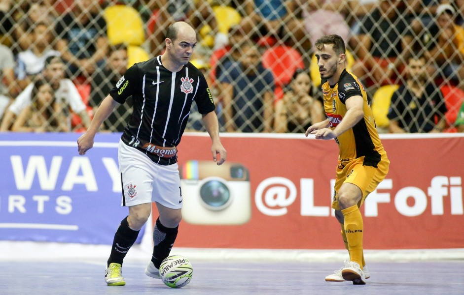 Wilde durante jogo contra o Sorocaba, pela Liga Paulista de Futsal