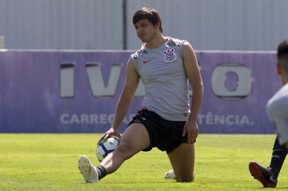 Romero treina para enfrentar o Grêmio, pelo Brasileirão 2018