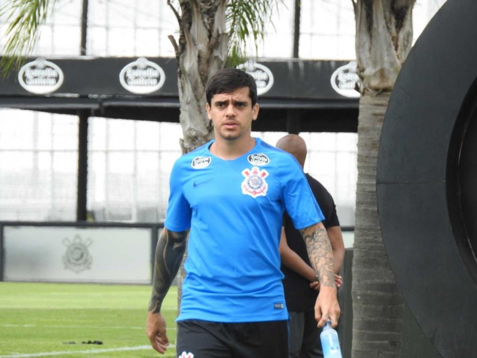 Jogador Fagner no segundo treino da temporada 2019