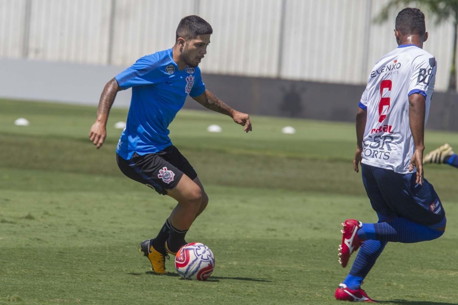 Sergio Daz durante jogo-treino contra o Nacional