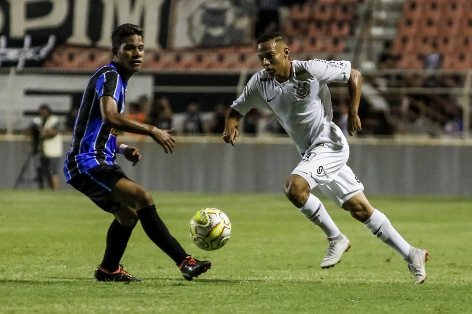 Janderson em partida contra o Porto, pela Copinha 2019, em Itu