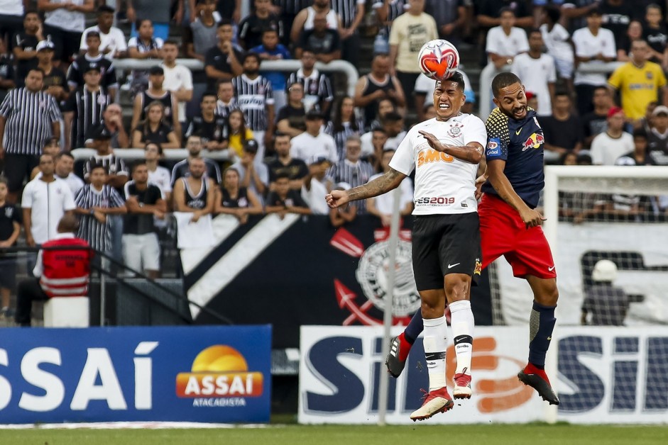 Rafl foi titular contra o Red Bull Brasil, na Arena Corinthians, pelo Paulistão 2019