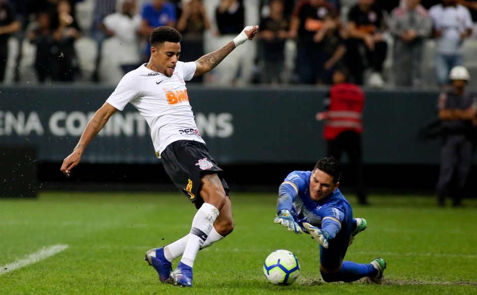 Gustavo marcou o ltimo gol da partida contra o Avenida, pela Copa do Brasil