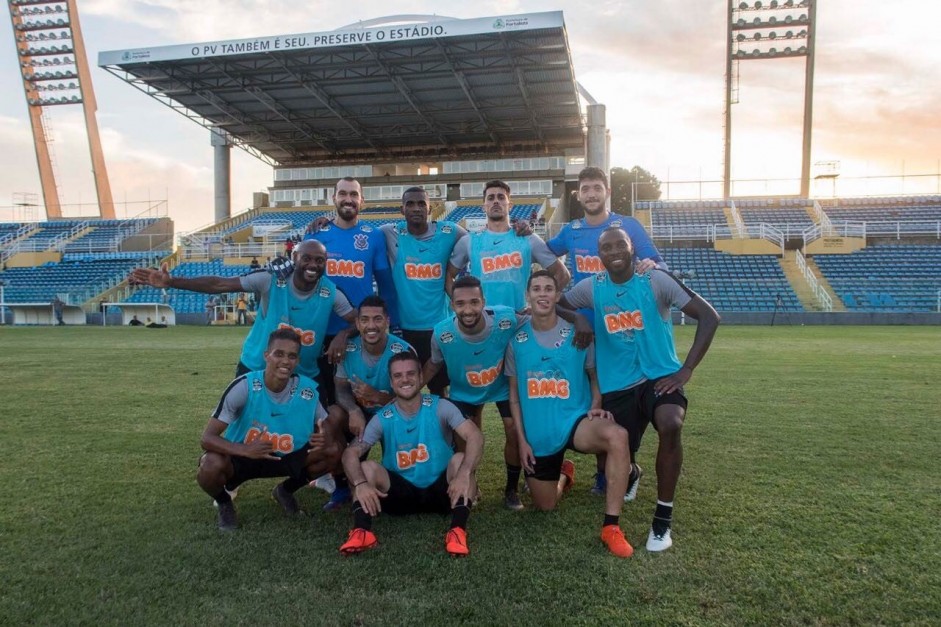 Corinthians faz ltimo treino, em Fortaleza, para jogo contra o Cear