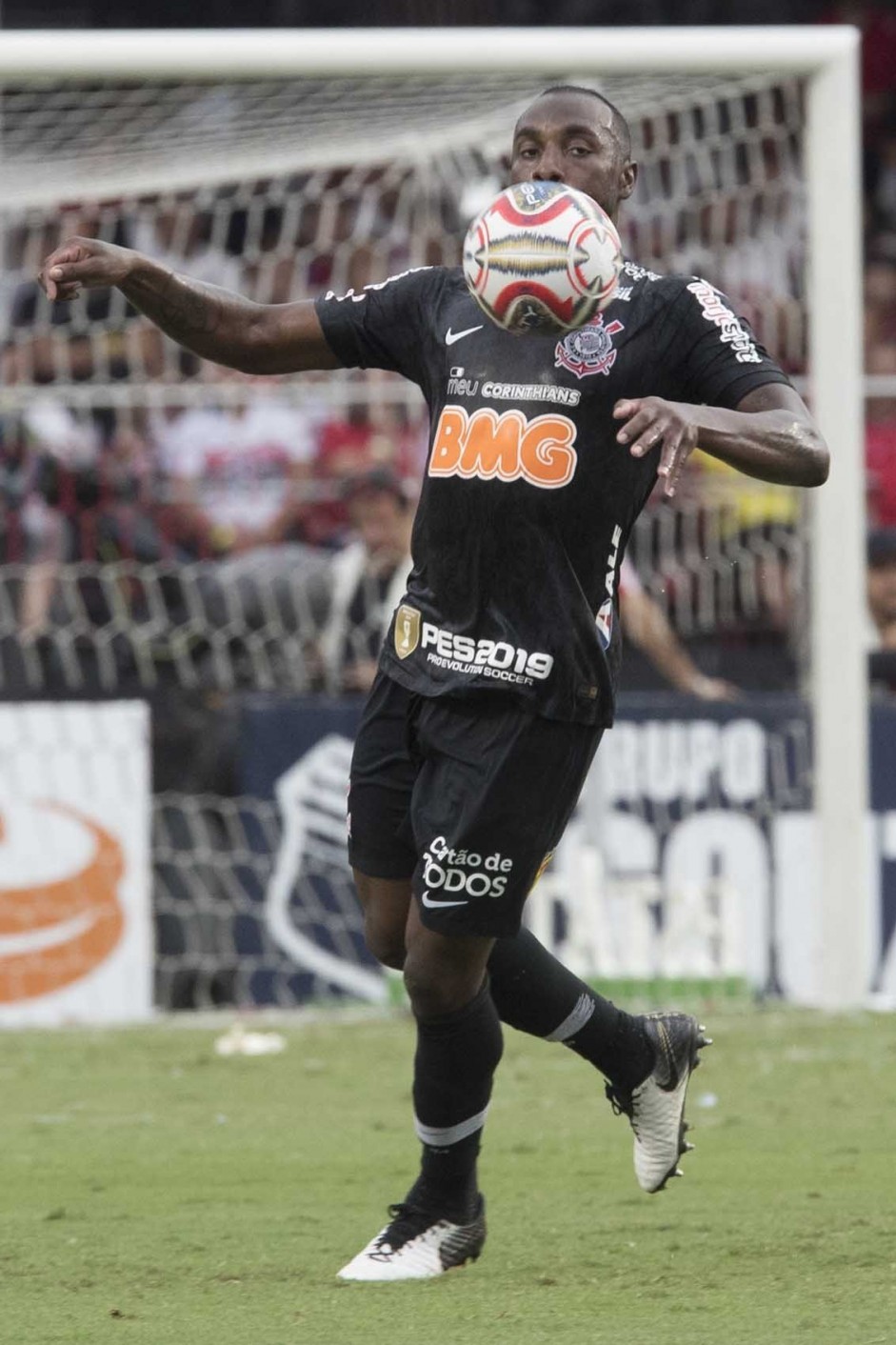Manoel em partida contra o So Paulo, pela final do Campeonato Paulista 2019