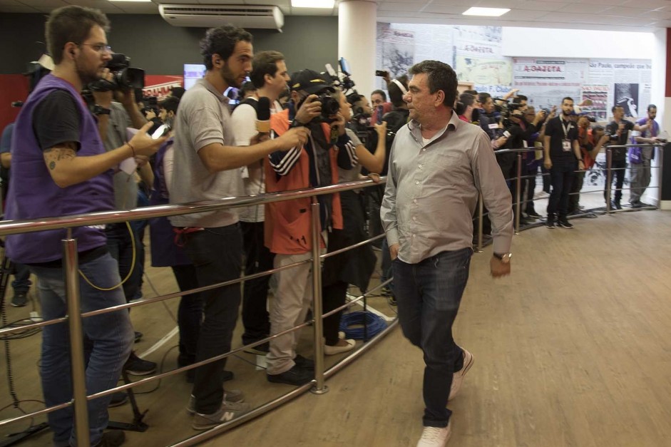 Presidente Andrs Sanchez chega ao Morumbi para final contra o So Paulo