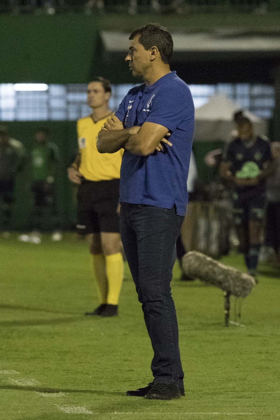 Carille nada contente com a derrota para Chapecoense, pela Copa do Brasil