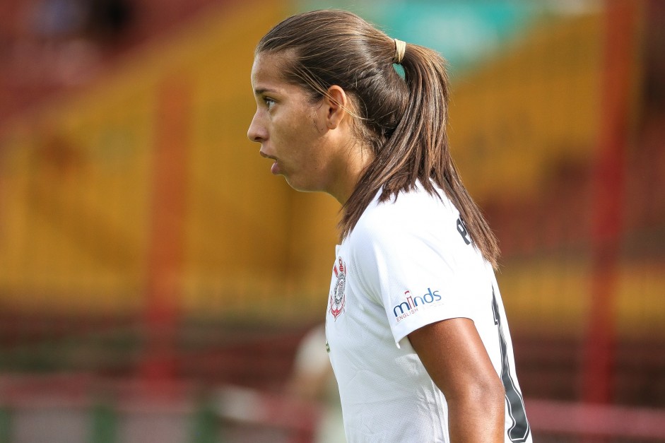 Millene no duelo diante a Portuguesa, pelo Campeonato Paulista Feminino