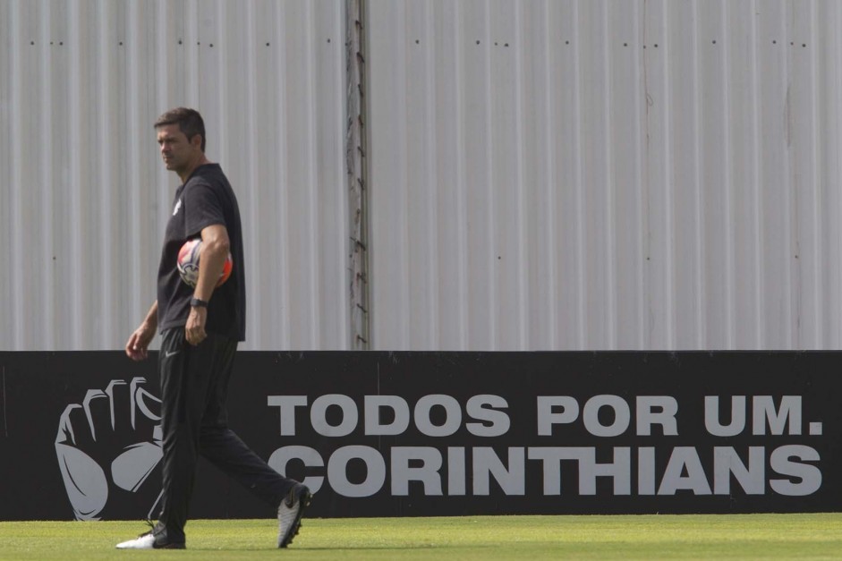 Cuca no treinamento de hoje no CT