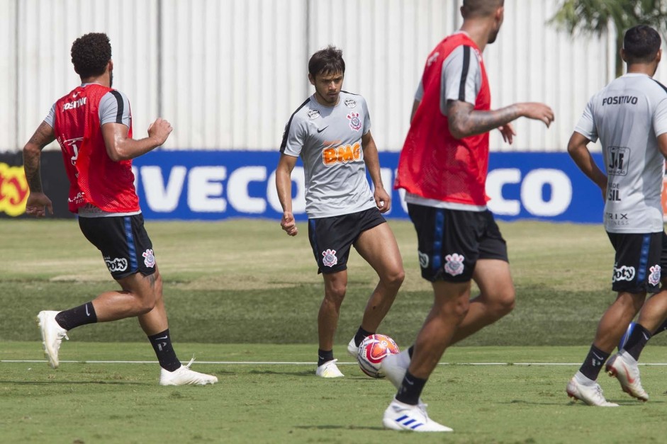 Romero no treino de hoje no CT