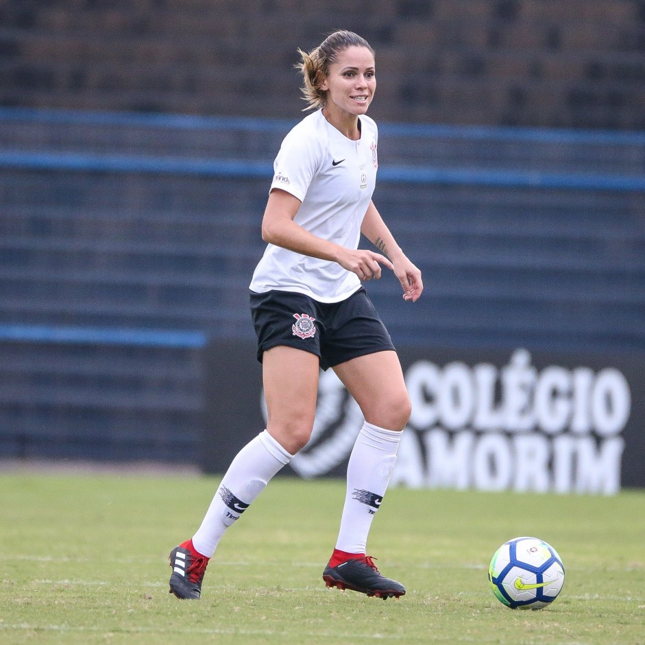 rika durante partida contra o So Jos, pelo Brasileiro Feminino