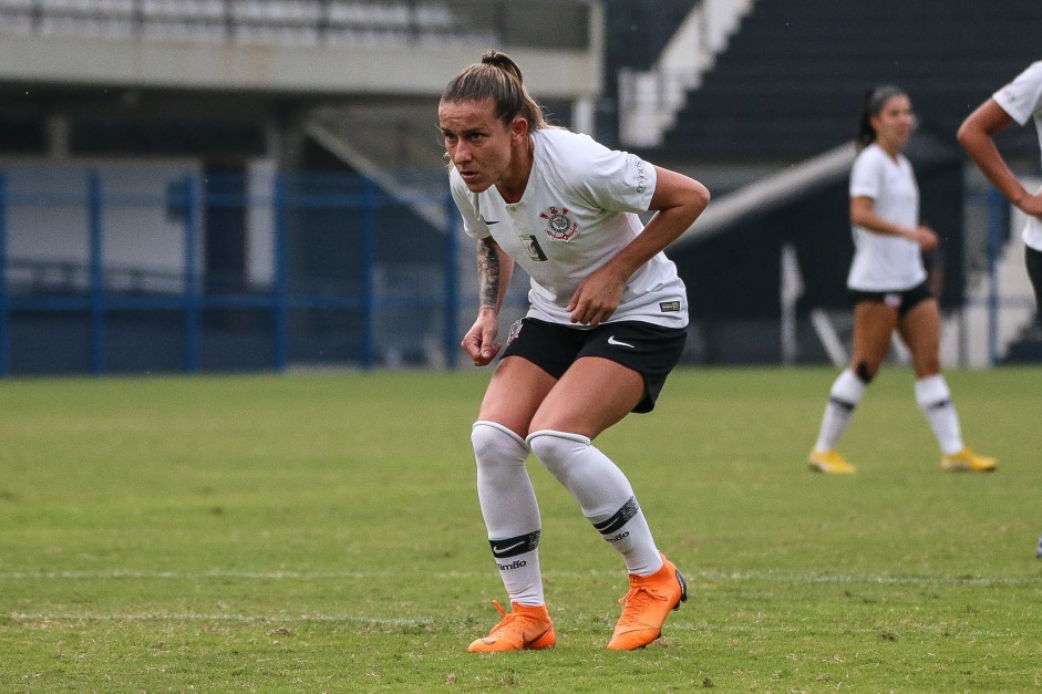 Cacau em partida contra o So Jos, pelo Brasileiro Feminino