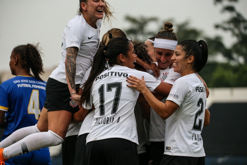 Corinthians Futebol Feminino goleou o So Jos por 3 a 0, pelo Brasileiro da categoria