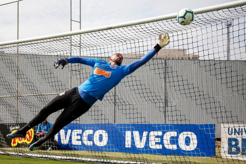 Filipe no treino desta sexta-feira no CT Joaquim Grava