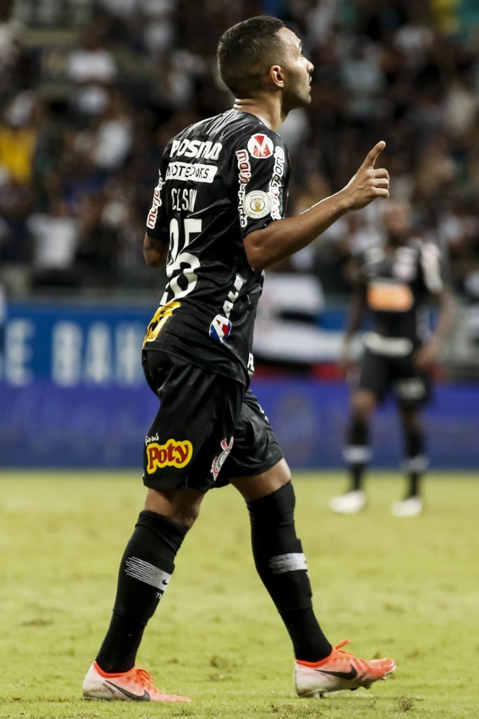 Clayson anotou o segundo e último gol do Corinthians contra o Bahia, pela estreia do Brasileirão