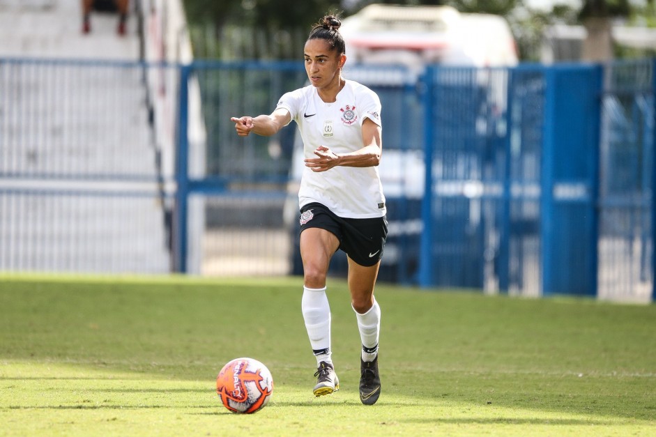 Juliete no jogo contra o São José, pelo Campeonato Paulista Feminino