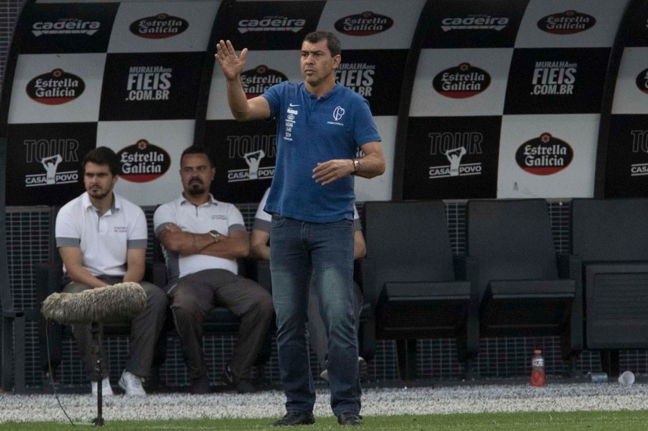Carille aprovou alguns momentos de sua equipe no jogo deste sábado Carille aprovou alguns momentos de sua equipe no jogo deste sábado