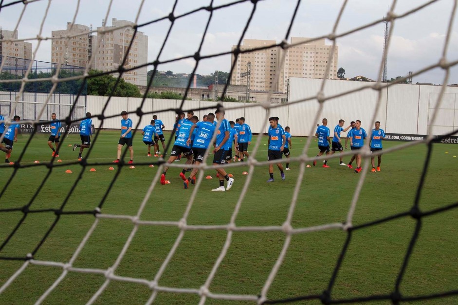 Jogadores do Corinthians fizeram ltimo treino antes do duelo contra o Grmio, pelo Brasileiro