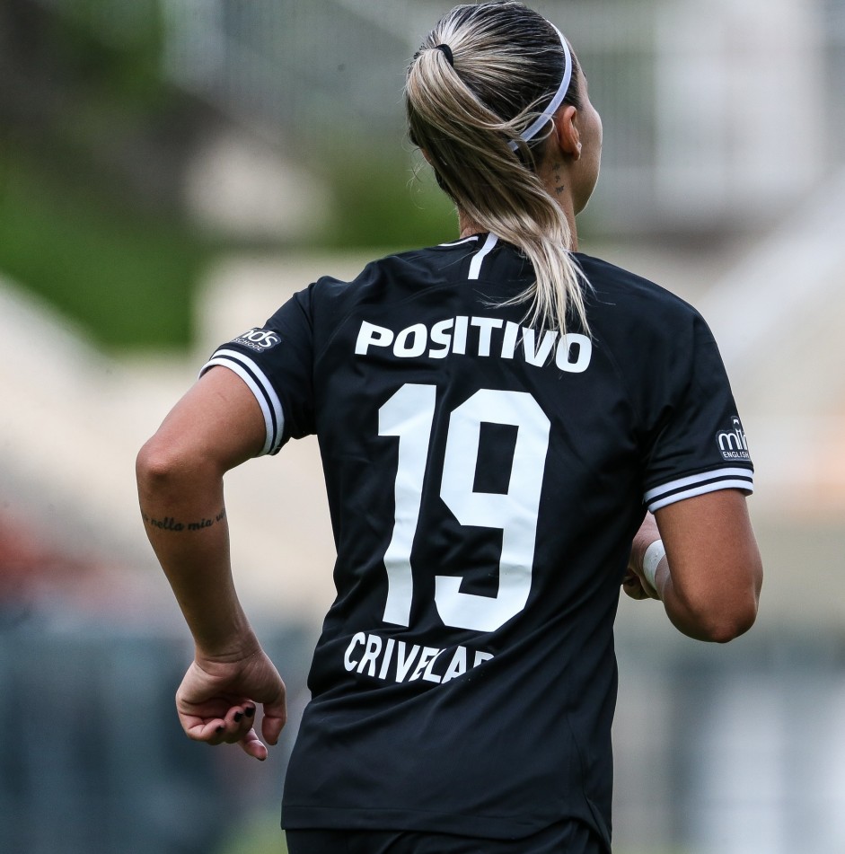 Crivelari foi um dos destaques do jogo contra o Santos, pelo Paulisto Feminino