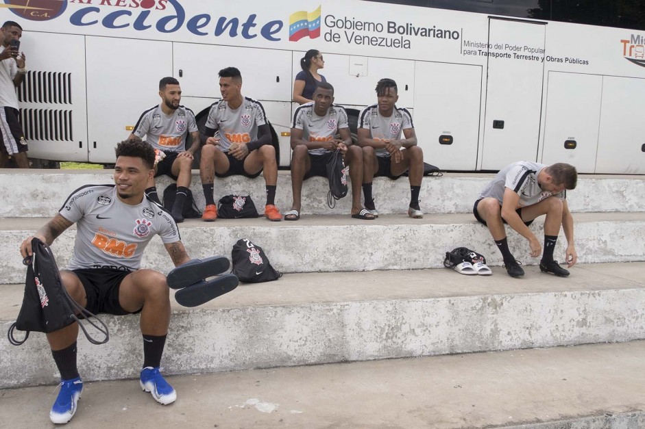 Jogadores estão na Venezuela para jogo contra o Deportivo Lara