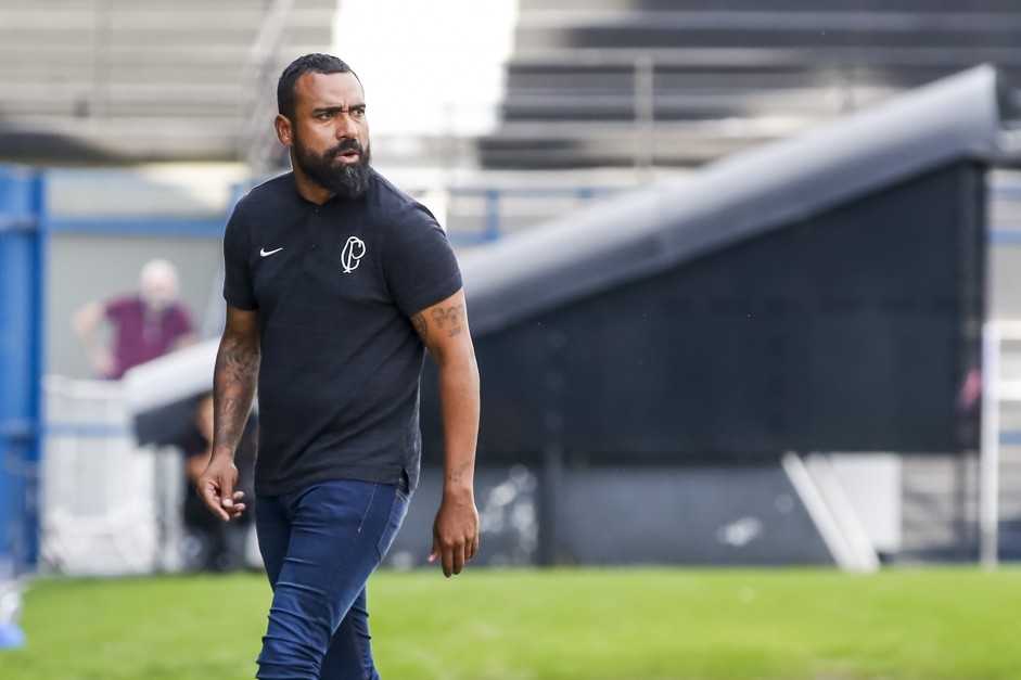 Dyego Coelho no jogo do Corinthians contra o So Caetano, pelo Paulista Sub-20