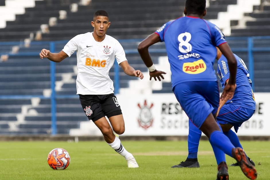 Igor Marques durante jogo contra o So Caetano, pelo Campeonato Paulista Sub-20