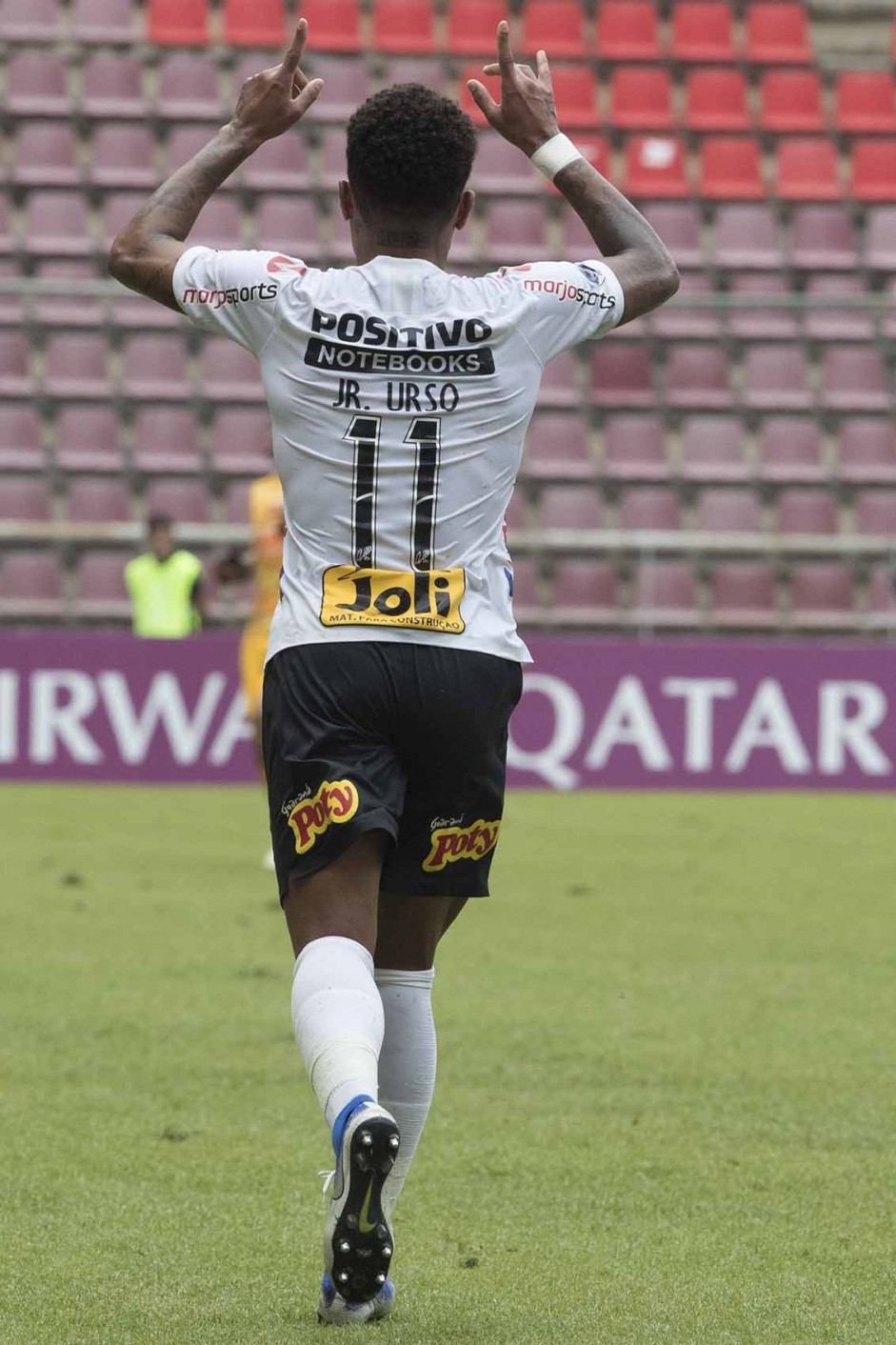 Urso abriu o placar contra o Deportivo Lara, pela Copa Sul-Americana