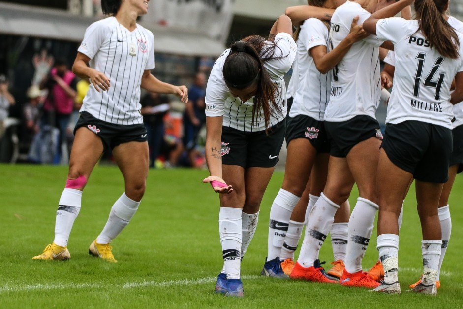 Victria no jogo contra o Taubat, pelo Campeonato Paulista Feminino