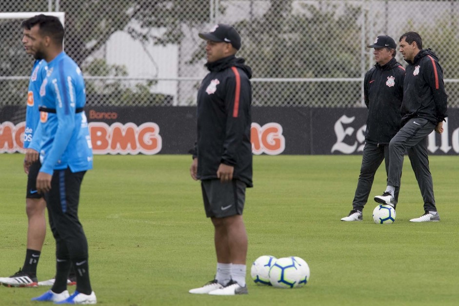 Corinthians treina no domingo para jogo contra o Flamengo, pela Copa do Brasil