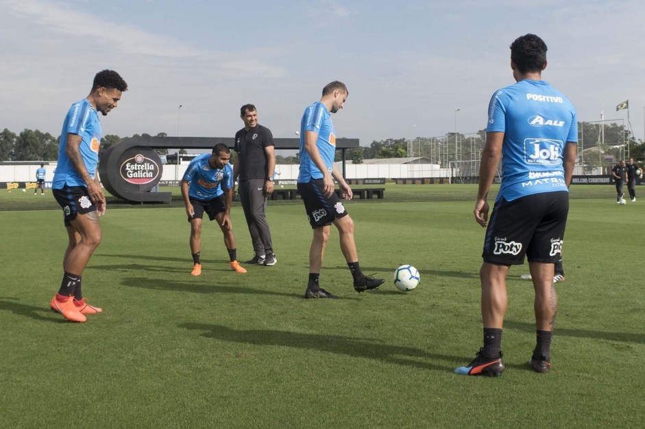 Jogadores comeam preparao para duelo contra o Flamengo, pela Copa do Brasil