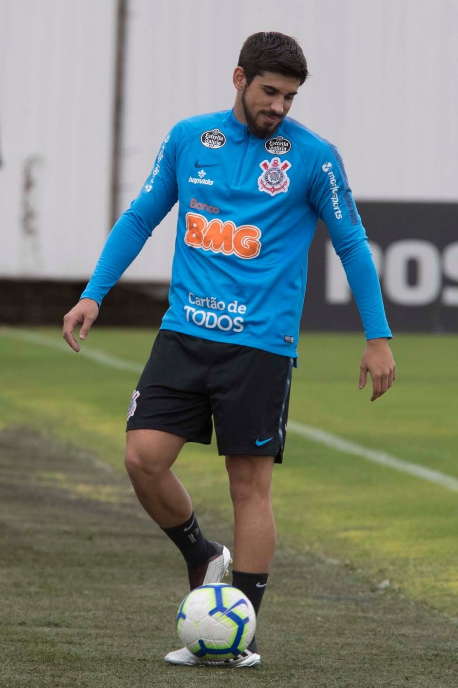 Bruno Mndez no primeiro treino aps eliminao para o Flamengo, pela Copa do Brasil