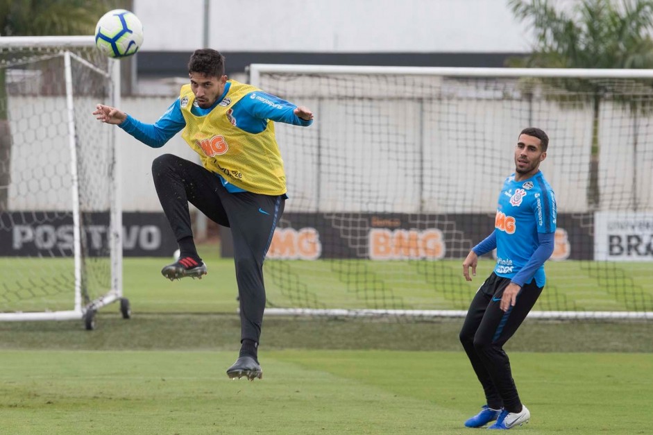 Pedro Henrique e Gabriel treinam para enfrentar o Cruzeiro, pelo Brasileirão