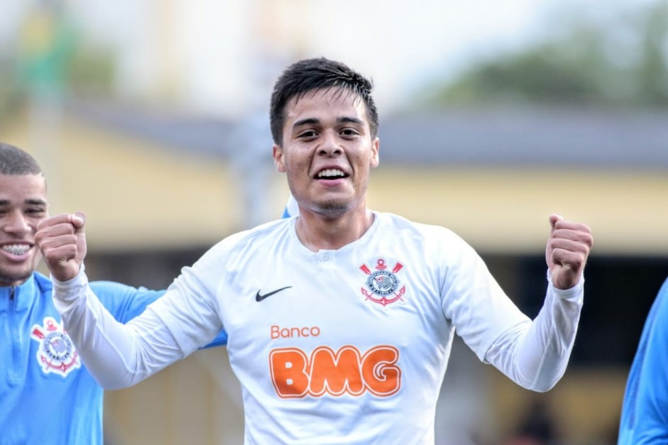 Sandoval marcou o gol do Corinthians sobre o São Bernardo, pela Paulistão Sub-20