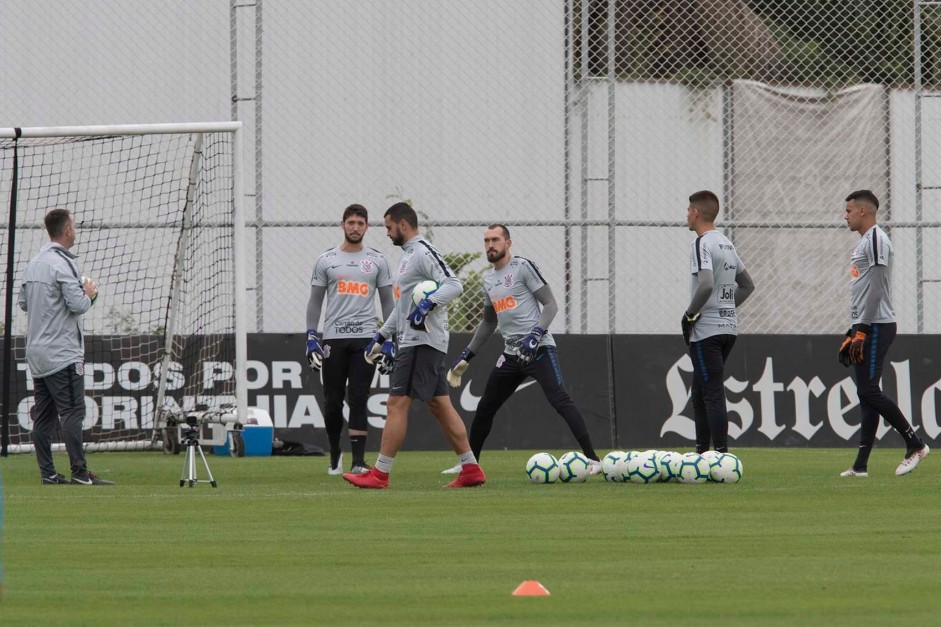 Timão faz primeiro treino após eliminação para o Flamengo, pela Copa do Brasil