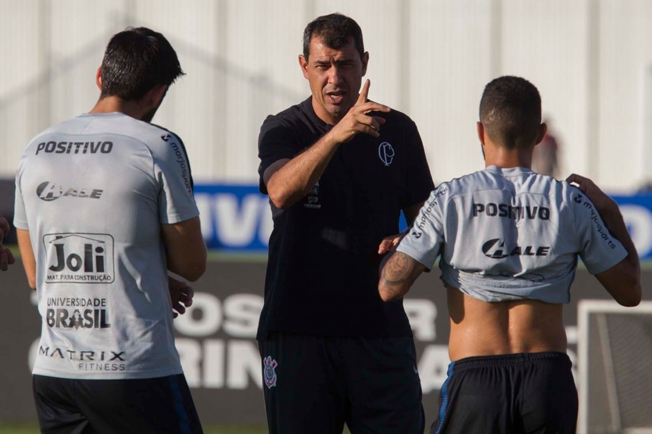 Tcnico Fbio Carille segue no Corinthians