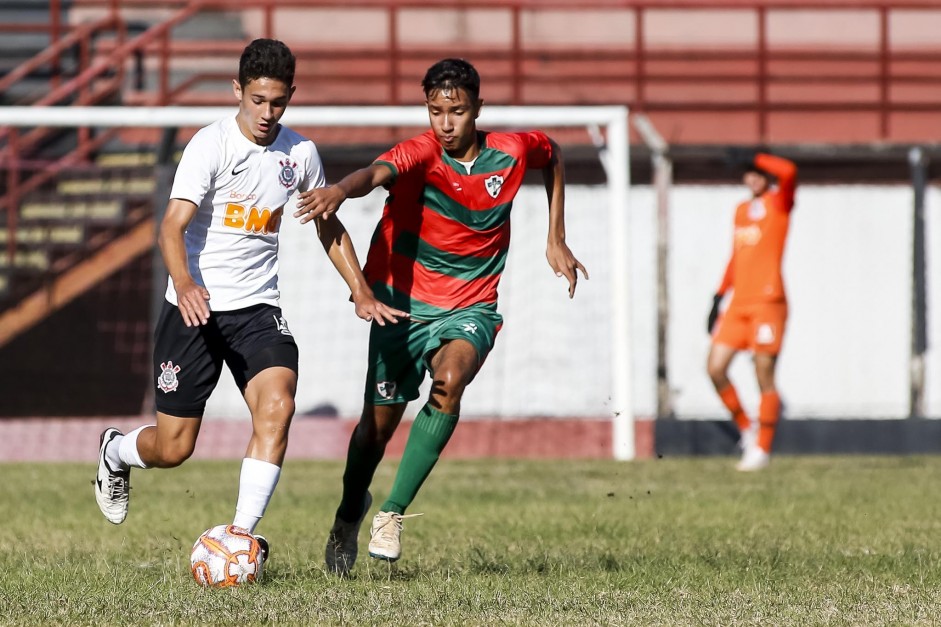 1 a 1 foi o marcador final contra a Portuguesa, pelo Paulista Sub-15