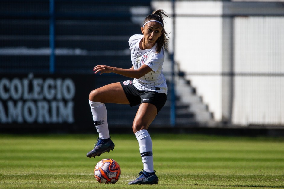 Diany no jogo contra o Juventus, pelo Campeonato Paulista Feminino