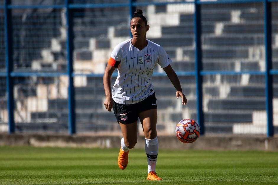 Mimi foi a capitã durante o jogo contra o Juventus, pelo Paulista Feminino
