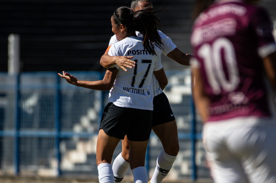 Victria no jogo contra o Juventus, pelo Paulista Feminino