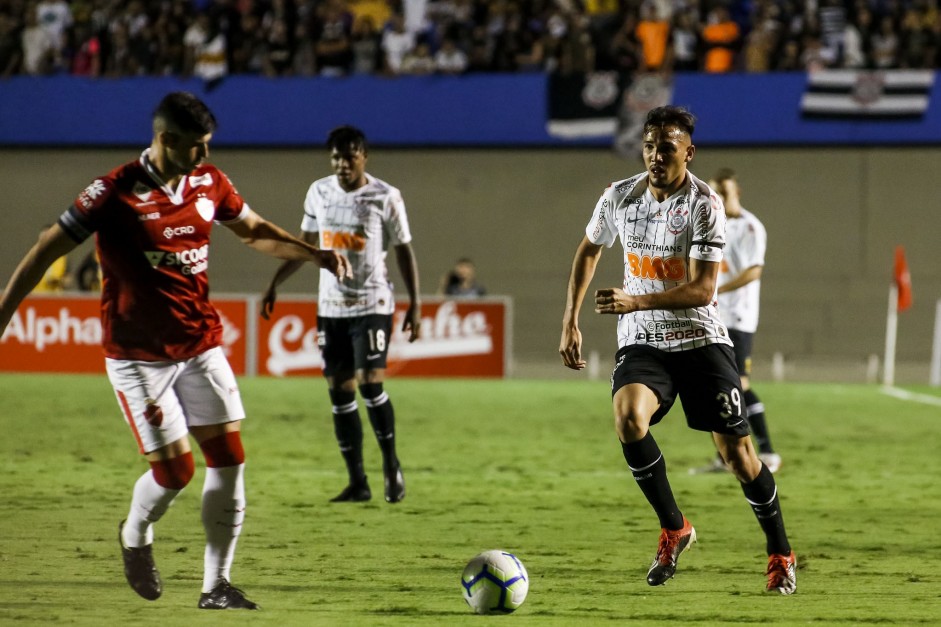 Joo Celeri durante amistoso entre Vila Nova e Corinthians